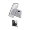 ieg™ iPhone 12 Mini Kılıf Nova Asil Özel Seri - Şeffaf Temperli Cam Ekran Koruyucu