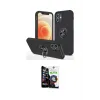 ieg™ iPhone 12 Mini Kılıf Odak Form Prime - Şeffaf Temperli Cam Ekran Koruyucu