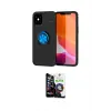 ieg™ iPhone 12 Mini Kılıf Yankı Form Prime - Şeffaf Temperli Cam Ekran Koruyucu