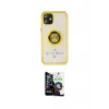 ieg™ iPhone 12 Mini Kılıf Yörünge Çizgi - Şeffaf Temperli Cam Ekran Koruyucu