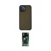 ieg™ iPhone 12 Pro Kılıf Ahenk Çizgi Serisi - Şeffaf 360 Full Body Arka Koruyucu