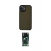 ieg™ iPhone 12 Pro Kılıf Ahenk Çizgi Serisi - Şeffaf 360 Full Body Arka Koruyucu