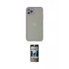 ieg™ iPhone 12 Pro Kılıf Ahenk Çizgi Serisi - Siyah 34D Hayalet Izgaralı Cam