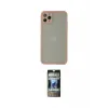 ieg™ iPhone 12 Pro Kılıf Ahenk Çizgi Serisi - Siyah 34D Hayalet Izgaralı Cam