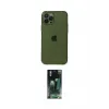 ieg™ iPhone 12 Pro Kılıf Ahenk Doku - Siyah 360 Mat Full Body Arka Koruyucu