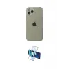ieg™ iPhone 12 Pro Kılıf Ahenk Doku - Siyah 3D Antistatik Cam Ekran Koruyucu