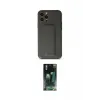 ieg™ iPhone 12 Pro Kılıf Akış Doku - Şeffaf 360 Full Body Arka Koruyucu