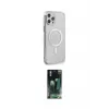 ieg™ iPhone 12 Pro Kılıf Doruk Minimal - Şeffaf 360 Full Body Arka Koruyucu