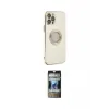 ieg™ iPhone 12 Pro Kılıf İz Form Serisi - Siyah 34D Hayalet Izgaralı Cam