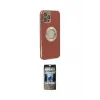 ieg™ iPhone 12 Pro Kılıf İz Form Serisi - Siyah 34D Hayalet Izgaralı Cam
