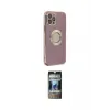 ieg™ iPhone 12 Pro Kılıf İz Form Serisi - Siyah 34D Hayalet Izgaralı Cam