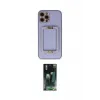 ieg™ iPhone 12 Pro Kılıf Kozmos Minimal Prime - Şeffaf 360 Full Body Arka Koruyucu