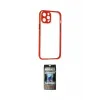 ieg™ iPhone 12 Pro Kılıf Nova Asil Özel Seri - Siyah 34D Hayalet Izgaralı Cam