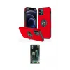 ieg™ iPhone 12 Pro Kılıf Odak Form Prime - Şeffaf 360 Full Body Arka Koruyucu