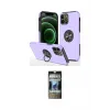 ieg™ iPhone 12 Pro Kılıf Odak Form Prime - Siyah 34D Hayalet Izgaralı Cam