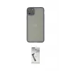 ieg™ iPhone 12 Pro Max Kılıf Ahenk Çizgi Serisi - Şeffaf Uv Polymer Nano Ekran Koruyucu