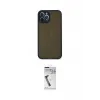 ieg™ iPhone 12 Pro Max Kılıf Ahenk Çizgi Serisi - Şeffaf Uv Polymer Nano Ekran Koruyucu