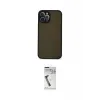 ieg™ iPhone 12 Pro Max Kılıf Ahenk Çizgi Serisi - Şeffaf Uv Polymer Nano Ekran Koruyucu