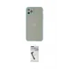 ieg™ iPhone 12 Pro Max Kılıf Ahenk Çizgi Serisi - Şeffaf Uv Polymer Nano Ekran Koruyucu