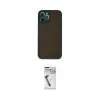 ieg™ iPhone 12 Pro Max Kılıf Ahenk Çizgi Serisi - Şeffaf Uv Polymer Nano Ekran Koruyucu