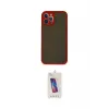 ieg™ iPhone 12 Pro Max Kılıf Ahenk Çizgi Serisi - Siyah Joko 5D Cam