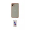 ieg™ iPhone 12 Pro Max Kılıf Ahenk Çizgi Serisi - Siyah Joko 5D Cam