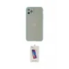 ieg™ iPhone 12 Pro Max Kılıf Ahenk Çizgi Serisi - Siyah Joko 5D Cam