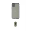 ieg™ iPhone 12 Pro Max Kılıf Ahenk Çizgi Serisi - Siyah Joko Magic 5D Hayalet Cam