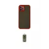 ieg™ iPhone 12 Pro Max Kılıf Ahenk Çizgi Serisi - Siyah Joko Magic 5D Hayalet Cam
