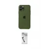 ieg™ iPhone 12 Pro Max Kılıf Ahenk Doku - Şeffaf Uv Polymer Nano Ekran Koruyucu