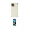 ieg™ iPhone 12 Pro Max Kılıf Ahenk Işık - Siyah 34D Izgaralı Cam