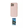 ieg™ iPhone 12 Pro Max Kılıf Ahenk Işık - Siyah 34D Izgaralı Cam