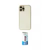 ieg™ iPhone 12 Pro Max Kılıf Ahenk Işık - Siyah 5D Eko Cam Ekran Koruyucu