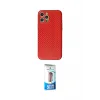 ieg™ iPhone 12 Pro Max Kılıf Ahenk Işık - Siyah 5D Eko Cam Ekran Koruyucu