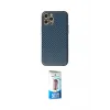 ieg™ iPhone 12 Pro Max Kılıf Ahenk Işık - Siyah 5D Eko Cam Ekran Koruyucu