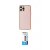ieg™ iPhone 12 Pro Max Kılıf Ahenk Işık - Siyah 5D Eko Cam Ekran Koruyucu