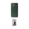 ieg™ iPhone 12 Pro Max Kılıf Ahenk Işık - Siyah Bilvis Hayalet Cam Ekran Koruyucu