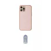 ieg™ iPhone 12 Pro Max Kılıf Ahenk Işık - Siyah Joko Magic 5D Cam