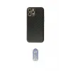 ieg™ iPhone 12 Pro Max Kılıf Ahenk Işık - Siyah Joko Magic 5D Cam