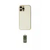 ieg™ iPhone 12 Pro Max Kılıf Ahenk Işık - Siyah Joko Magic 5D Hayalet Cam