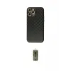 ieg™ iPhone 12 Pro Max Kılıf Ahenk Işık - Siyah Joko Magic 5D Hayalet Cam