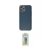 ieg™ iPhone 12 Pro Max Kılıf Ahenk Işık - Siyah Polymer Nano Ekran Koruyucu