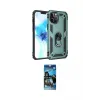 ieg™ iPhone 12 Pro Max Kılıf Ahenk Klasik Koleksiyonu - Siyah 34D Izgaralı Cam