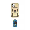 ieg™ iPhone 12 Pro Max Kılıf Ahenk Klasik - Siyah 18D Cam Ekran Koruyucu