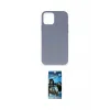 ieg™ iPhone 12 Pro Max Kılıf Ahenk Serisi - Siyah 34D Izgaralı Cam