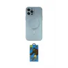 ieg™ iPhone 12 Pro Max Kılıf Akış Minimal Özel Seri - Siyah 18D Cam Ekran Koruyucu