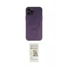 ieg™ iPhone 12 Pro Max Kılıf Akış Minimal Özel Seri - Siyah Mat Seramik Nano Ekran Koruyucu