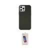 ieg™ iPhone 12 Pro Max Kılıf Çekirdek Çizgi - Siyah Joko 5D Cam