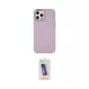 ieg™ iPhone 12 Pro Max Kılıf Çekirdek Çizgi - Siyah Joko 5D Cam