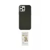 ieg™ iPhone 12 Pro Max Kılıf Çekirdek Çizgi - Siyah Mat Seramik Nano Ekran Koruyucu